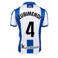 Stroje piłkarskie Real Sociedad Martin Zubimendi #4 Koszulka Podstawowej 2024-25 Krótki Rękaw